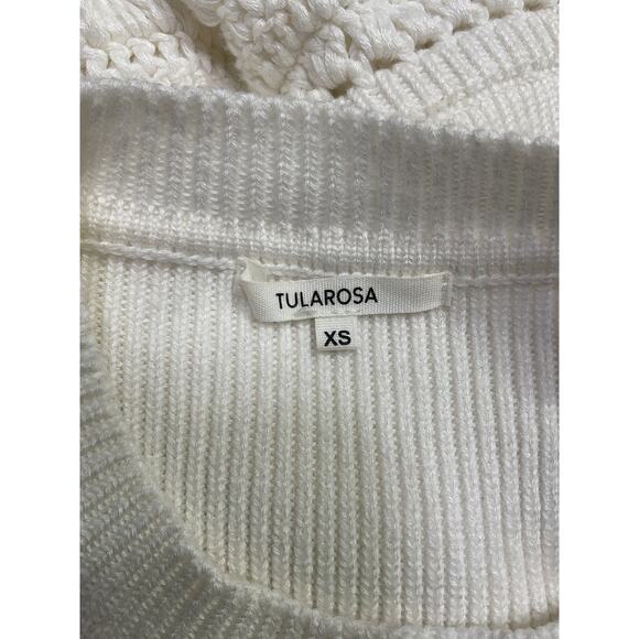 Tularosa 'Zanea' White Cotton Ruffle Top Size XS - Picture 4 of 5